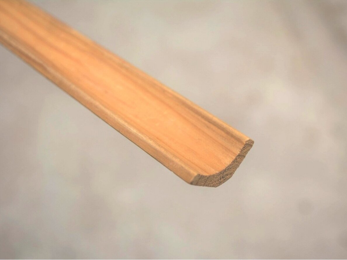 Hjørnelist (innv.) Furu/Ask 21x21x2750mm - Bilde 2