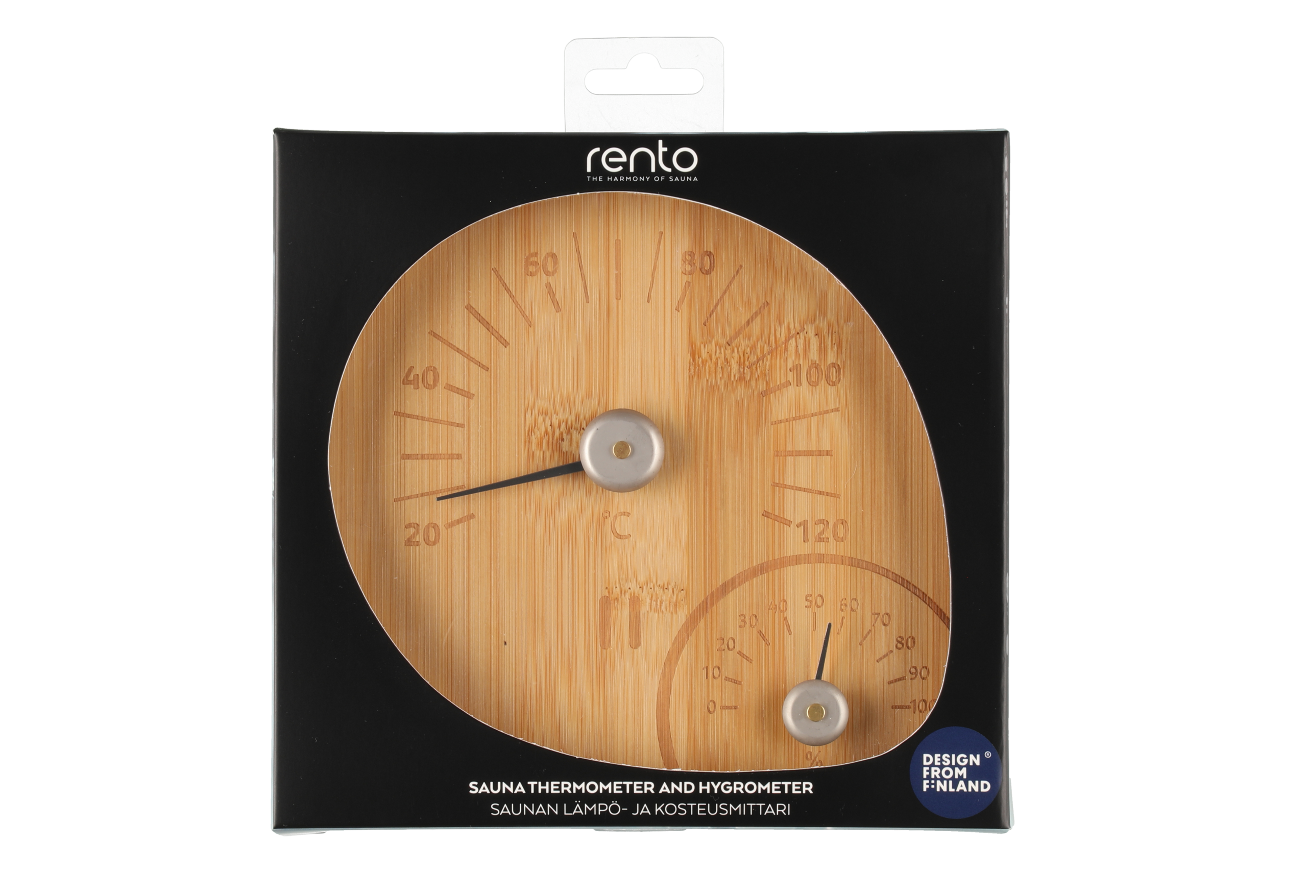 Rento Thermo-Hygrometer – Bambus - Bilde 2