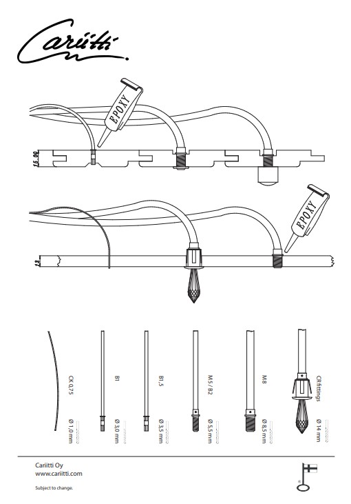 Cariitti VPAC-1527-G fiberoptisk belysningssett for badstubenk – 16 W - Bilde 5