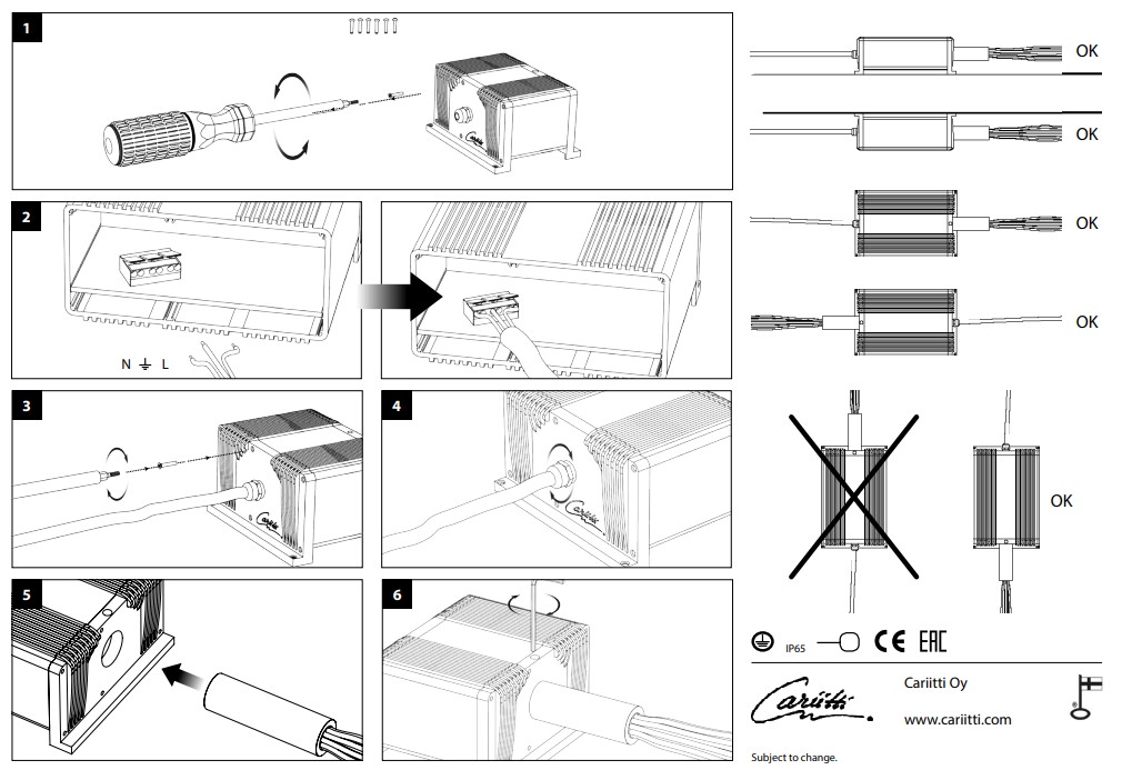 Cariitti VPAC-1527-G fiberoptisk belysningssett for badstubenk – 16 W - Bilde 9
