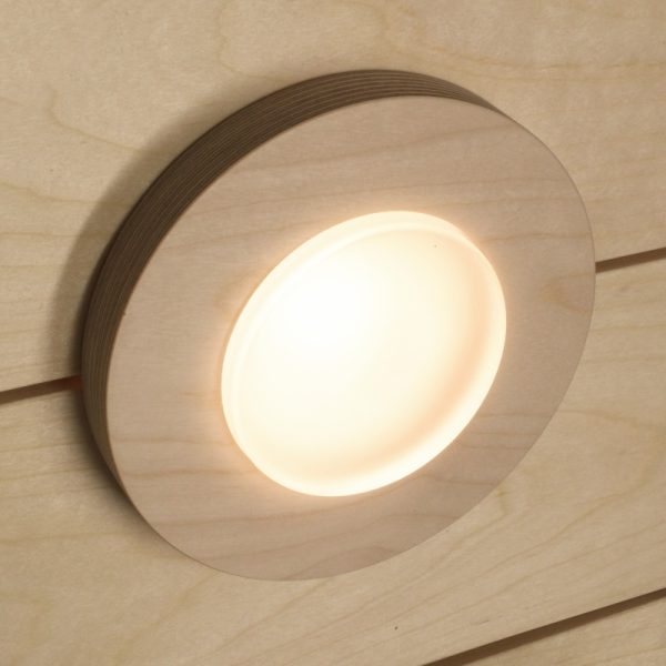 cariitti sca tak- og vegglampe i tre og matt glass
