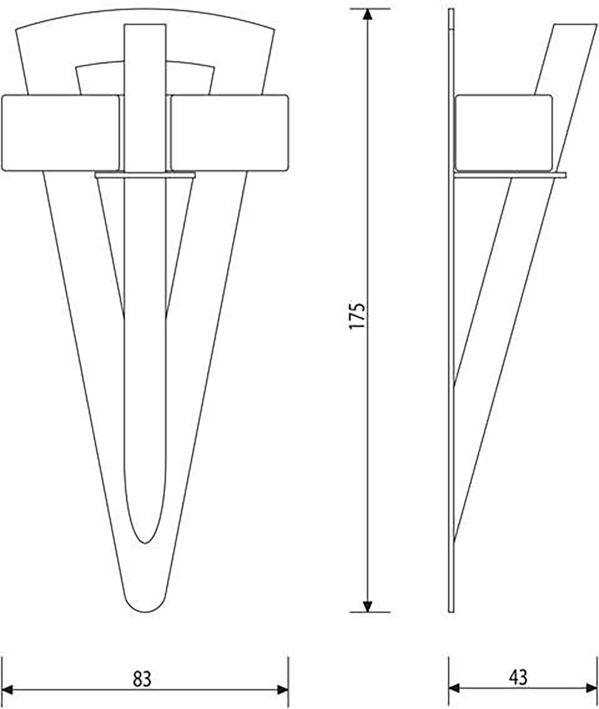 Cariitti Torch TL-100 vegglampe - Bilde 3