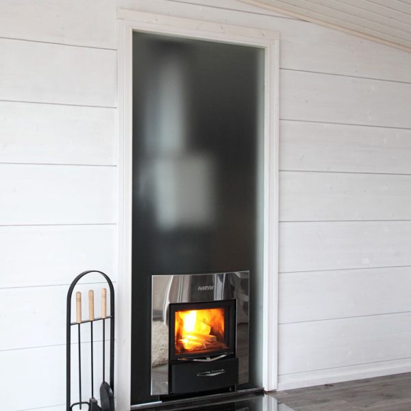 Glassvegg Harvia Duo 9x21 hvit aluminiumsramme – DL92105AA